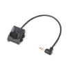 NECARL Remote Pressure Switch, Tactical Flashlight Weapon Light Switch with 3.5mm Plug for DBAL NGAL PEQ Laser with 2.5mm Interface, Aluminium Alloy Switch Fit for 20mm Picatinny Rail (3.5-BK) view 1