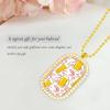 Beer Shrimp Womens Diamond Necklaces Alloy Pendants Trendy Dainty Jewelry Gifts Golden-Style view 3