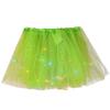 Black Tulle Skirt for Women Small Bulb Mesh Tulle Pleated Princess Women Sequins Skirt Star with Skirt (Green, One Size) view 1