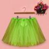 Black Tulle Skirt for Women Small Bulb Mesh Tulle Pleated Princess Women Sequins Skirt Star with Skirt (Green, One Size) view 2