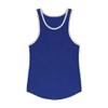 Maiyifu-GJ Men's Casual O Neck Sleeveless Tank Tops Summer Athletic Beach Workout Vest Shirt Solid Color Workout Muscle Tees (Blue,XX-Large) view 1