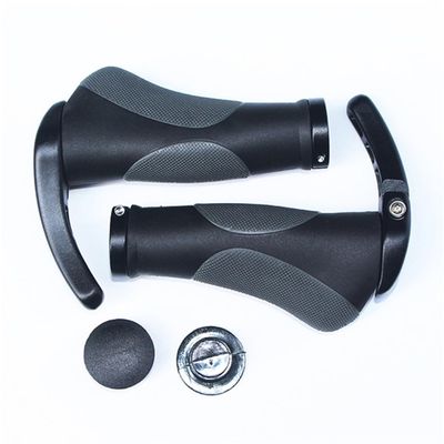 Bicycle Grips for BMX Bike Parts Mountain Bike Gear Shift Cover TPR Rubber Long and Short Handlebar Grips (135mm)