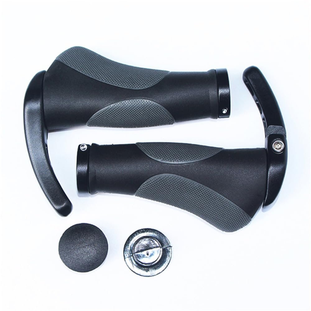 Bicycle Grips for BMX Bike Parts Mountain Bike Gear Shift Cover TPR Rubber Long and Short Handlebar Grips (135mm)