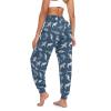 Blue Ocean Sea Shark Fish Womens Casual Cozy Yoga Joggers Pants High Waisted Lounge Pants, XL view 2