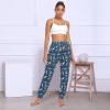 Blue Ocean Sea Shark Fish Womens Casual Cozy Yoga Joggers Pants High Waisted Lounge Pants, XL view 3