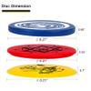 NQV Disc Golf Set,Disc Golf Starter Set-6 Pack Driver, Mid-Range and Putter Discs with Disc Golf Bag for Outdoor and Backyard(Black Bag), Medium view 2