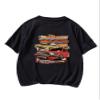 LITHYC Men Slogan & Car Print Tee (Color : Black, Size : X-Large) view 1