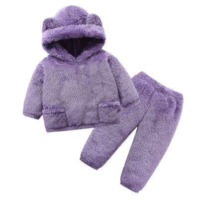 Hikido Toddler Insulated Onesie Cute Comfy Thicken Snowsuit Baby Gift for Christmas 18~24M Lavender