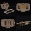 Zhongren Tactical Plate Carrier Vest Attachments Universal Phone Chest Mount for Screen Size 4.7"-6.7" Molle Foldable Navigation Phone Holder Board (Tan) view 3