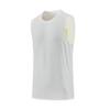 Maiyifu-GJ Men's Summer Fitness Outdoor Round Neck Tee Athletic Running Gym Muscle Undershirt Sleeveless Quick Dry Tank Top (White,Large) view 1