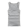 Maiyifu-GJ Men's Bodybuilding Training Fitness Undershirt Cotton Stringer Gym Tank Top Summer Muscle Sleeveless Workout Vest (Grey,XX-Large) view 1