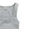 Maiyifu-GJ Men's Bodybuilding Training Fitness Undershirt Cotton Stringer Gym Tank Top Summer Muscle Sleeveless Workout Vest (Grey,XX-Large) view 3