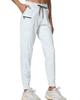 Haowind Joggers for Women with Pockets Elastic Waist Workout Sport Gym Pants Comfy Lounge Yoga Running Pants(Tie Dye White XL) view 4