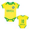 Cnins Toddler Soccer Brazil Outfit Clothes Brasil Baby Football Jersey Shirt for Infant Boys & Girls (CN-BRZ,18-24M) view 1