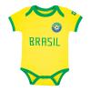 Cnins Toddler Soccer Brazil Outfit Clothes Brasil Baby Football Jersey Shirt for Infant Boys & Girls (CN-BRZ,18-24M) view 3