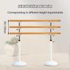 Ballet Barre Heavy Duty Steel Ballet Barre for Children and Adults, Adjustable Height Mobile Dance Pole, Can Bear A Weight of 250kg (Color : Adult Style, Size : 2M/6.6FT) view 2