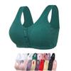 Daisy Bra for Seniors, Front Snap Closure Bras, Front Snaps Daisy Bras for Older Women (Stripe-Green,5XL) view 1