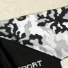 Eandarui Kids Boys 2 Piece Rash Guard Swimwear Set Camouflage Short Sleeve Bathing Suit Sports Swimsuit UPF 50+ Black 9-12 Years view 4