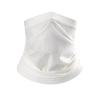 Neck Gaiter Bandana Face Mask  Dust Sports Masks Face GaiterHigh Elastic Ice Silk Cycling Mask Sunscreen Face Scarf Scarffor Hot Summer Cycling Hiking Fishing white view 1