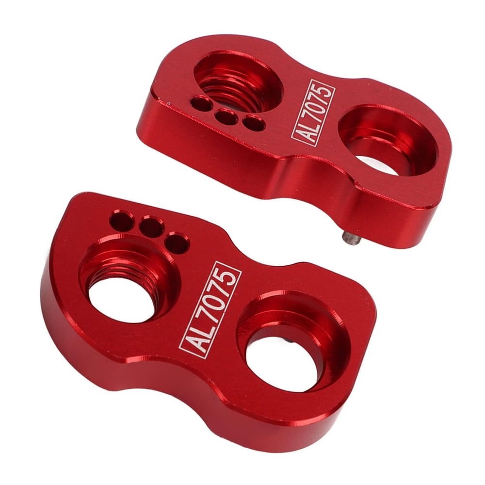 JEOZBM Bikes V Brake Extender, V-Brake Refit Converter, Seat Adapter Caliper Lengthen with Fixed Nuts, Aluminum Alloy Extend Wheel Set for Mountain Bikes(Red)