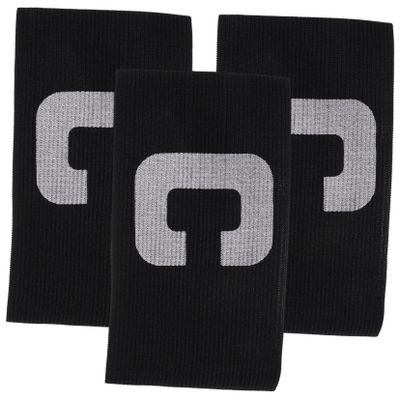 MAGICLULU Professional Captains Arm Bands 3pcs Black Sports Wristbands Durable Football Bands for Youth Adult