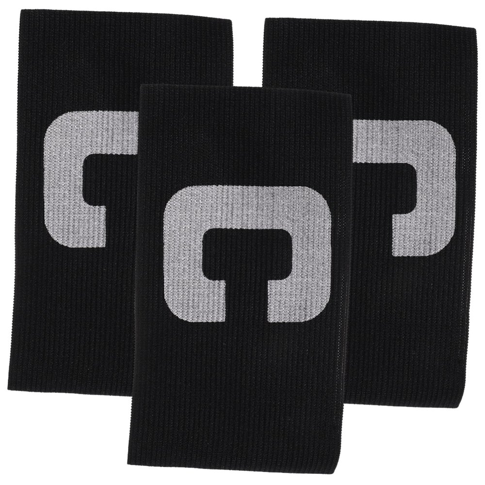 MAGICLULU Professional Captains Arm Bands 3pcs Black Sports Wristbands Durable Football Bands for Youth Adult