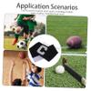 MAGICLULU Professional Captains Arm Bands 3pcs Black Sports Wristbands Durable Football Bands for Youth Adult view 3