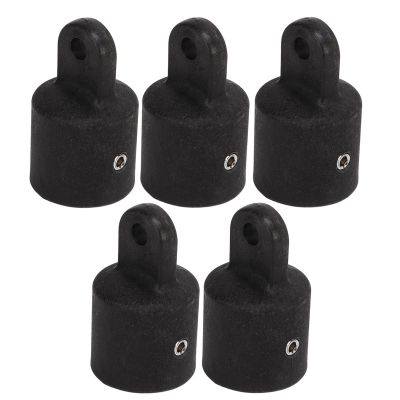 5Pcs Nylon Yacht Boat Sliding Cap, Awning Marine Eye End Dome Hardware Fittings Top Eye End Cap Nylon Bimini Top Fitting Marine Bimini Hardware for Boats Kayaks(7/8"(22mm))