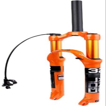 ZECHAO 26 27.5 29In Mountain Bike Front Suspension Forks,Disc Brake Stroke 120MM for Mountain XC AM Offroad Bike Lockout Outdoor (Color : Wire Control, Size : 26 inch)