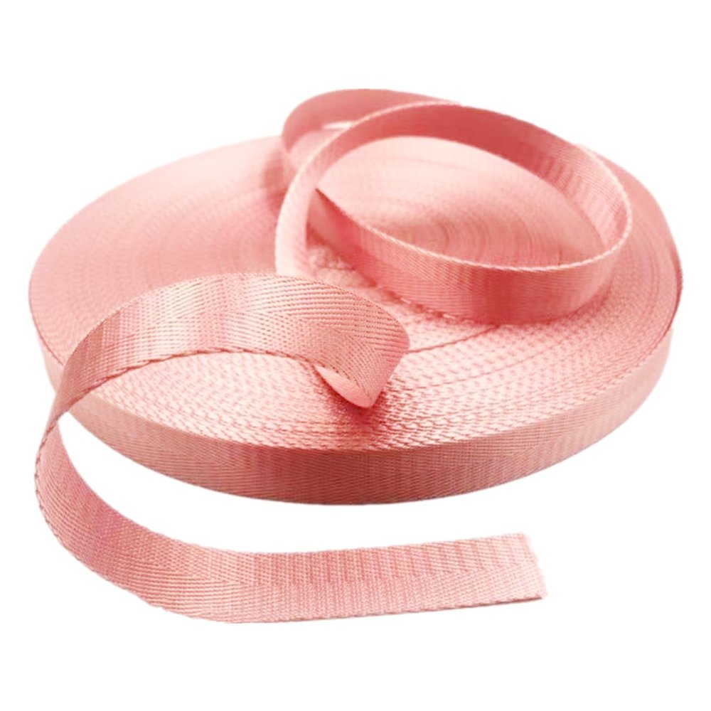 Nylon Webbing Strap 1 inch - Heavy Herringbone Webbing Tape for Bags, Cargo/Luggage Strapping, Outdoor Climbing, 5 Yard/lot