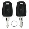 Luggage Keys 002 007 Replacement for Bag Suitcase Luggage Lock view 1