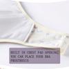 XWSM 2pcs Front Closure Bra Mastectomy Bras 100% Soft Cotton Daily Sport Underwire with Prosthesis Pocket Wireless Bandeau (Color : C, Size : 44/100) view 4