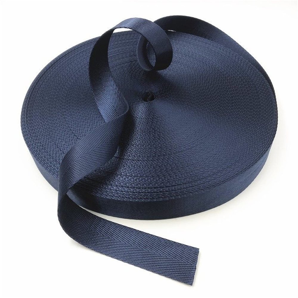 Nylon Webbing Strap 1 inch - Heavy Herringbone Webbing Tape for Bags, Cargo/Luggage Strapping, Outdoor Climbing, 5 Yard/lot