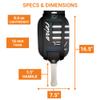 REV Pickleball Paddle  Aria 8 oz Carbon Fiber Pickleball Racket for Adults  Professional Performance Paddle for Power & Control  USAPA Approved view 3