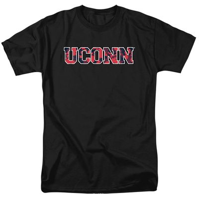 University of Connecticut Official Camo Unisex Adult T Shirt,Camo, X-Large