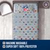 FOCO NFL Ultimate Fan Repeating All Team Logo Bedding Set - 2 Sheets 2 Pillow Cases - Full or Twin- Officially Licensed (NFL - Team Color, Twin) view 4