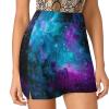 KiHene Women's Blue Galaxy Space Tennis Skirts with Pockets Inner Shorts, Athletic Golf Skort for Workout Sports view 2
