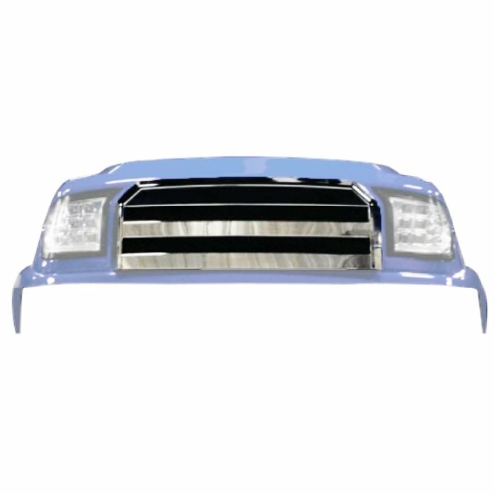 MADJAX Alpha Body Off-Road Style Chrome Grille for Club Car Precedent Golf Cart | Compatible with 2004-Up Models with Alpha Body Kit Installed