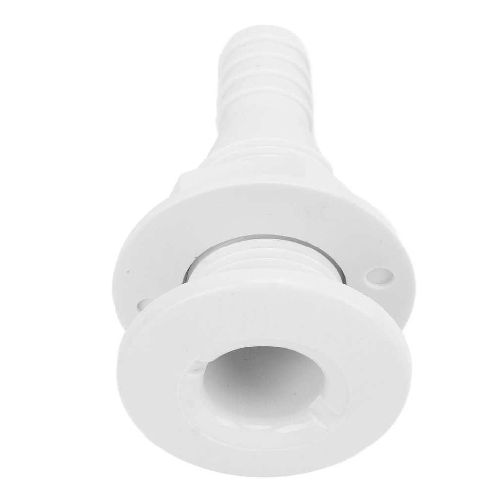 Boat Through Hull Connecter, Nylon Boat Drain Outlet Plug Resistant High Strength Rugged for Trucks
