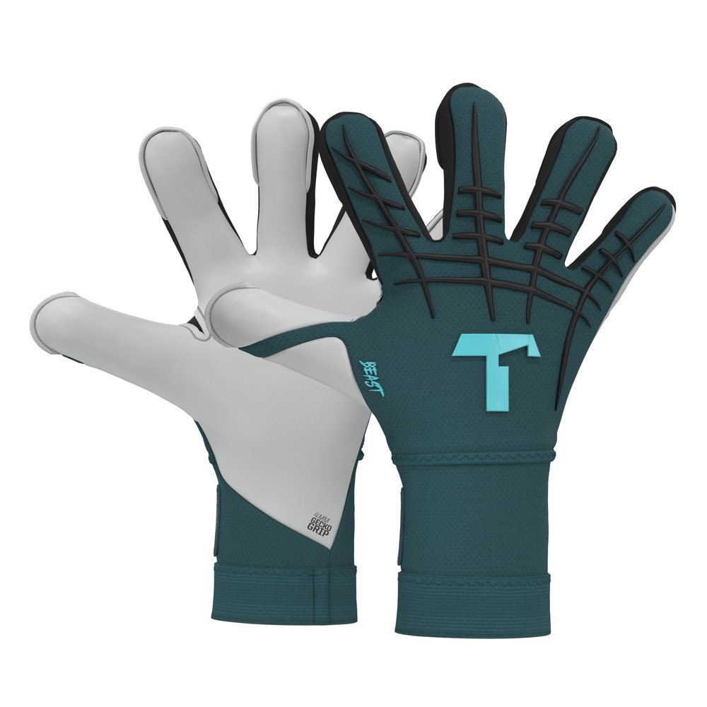 T1TAN Petrol Beast 3.0 - Goalkeeper Gloves - with Finger Protection - Soccer Goalkeeper Gloves - Size 6
