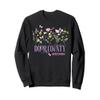 Door County Wisconsin Wildflowers Summer Vacation Souvenir Sweatshirt view 1