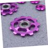 Kisangel Aluminum Alloy Bike Wheel Rear Derailleur Pulley 11t Easy Install Rear Derailleur Pulleys for 11t 13t view 3