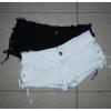 Dawery Sexy Women Tassel Low Rise Waist Hot Short Sexy Denim Booty Sexy Jeans Shorts Cute Micro Mini Short Club Wear Black S view 3