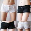 Dawery Sexy Women Tassel Low Rise Waist Hot Short Sexy Denim Booty Sexy Jeans Shorts Cute Micro Mini Short Club Wear Black S view 4