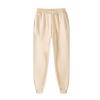 PETCDIM Winter Fleece Sweatpants Joggers Quick Dry Hiking Running Pants Stretch Elastic Waist Straight Leg Casual Joggers Sherpa Lined Streetwear Beige view 1
