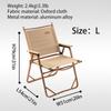 ASSICON Portable Camping Chair Camping Chair Aluminum Alloy Beach Chair Folding Chairs for Outside Portable Camping Chair Suitable for Outdoor Camping Garden Rest Camping Chair view 2