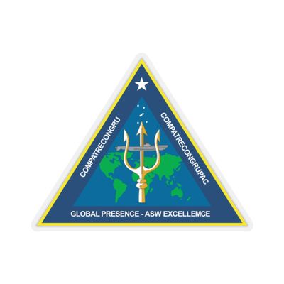 Kiss-Cut Stickers - Navy - Commander, Patrol and Reconnaissance Group - CPRG wo Txt X 300 (2"x2", White)