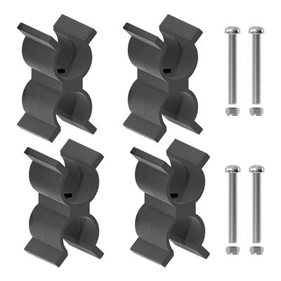 AOWEITOUR 7/8 Inch to 1 Inch OD Tube Bimini Clips, Anti Rattle Boat Canopy Support Pole,Bimini Top Parts(4 PCS with Screws)