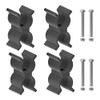 AOWEITOUR 7/8 Inch to 1 Inch OD Tube Bimini Clips, Anti Rattle Boat Canopy Support Pole,Bimini Top Parts(4 PCS with Screws) view 1