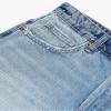 Dawery Women Denim Blue Distressed Front Zipper Mini Shorts Vintage High Waist Female Lady Shorts Light Blue Xs view 2